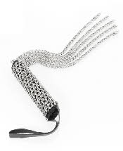 Metal BDSM whip for punishing slaves